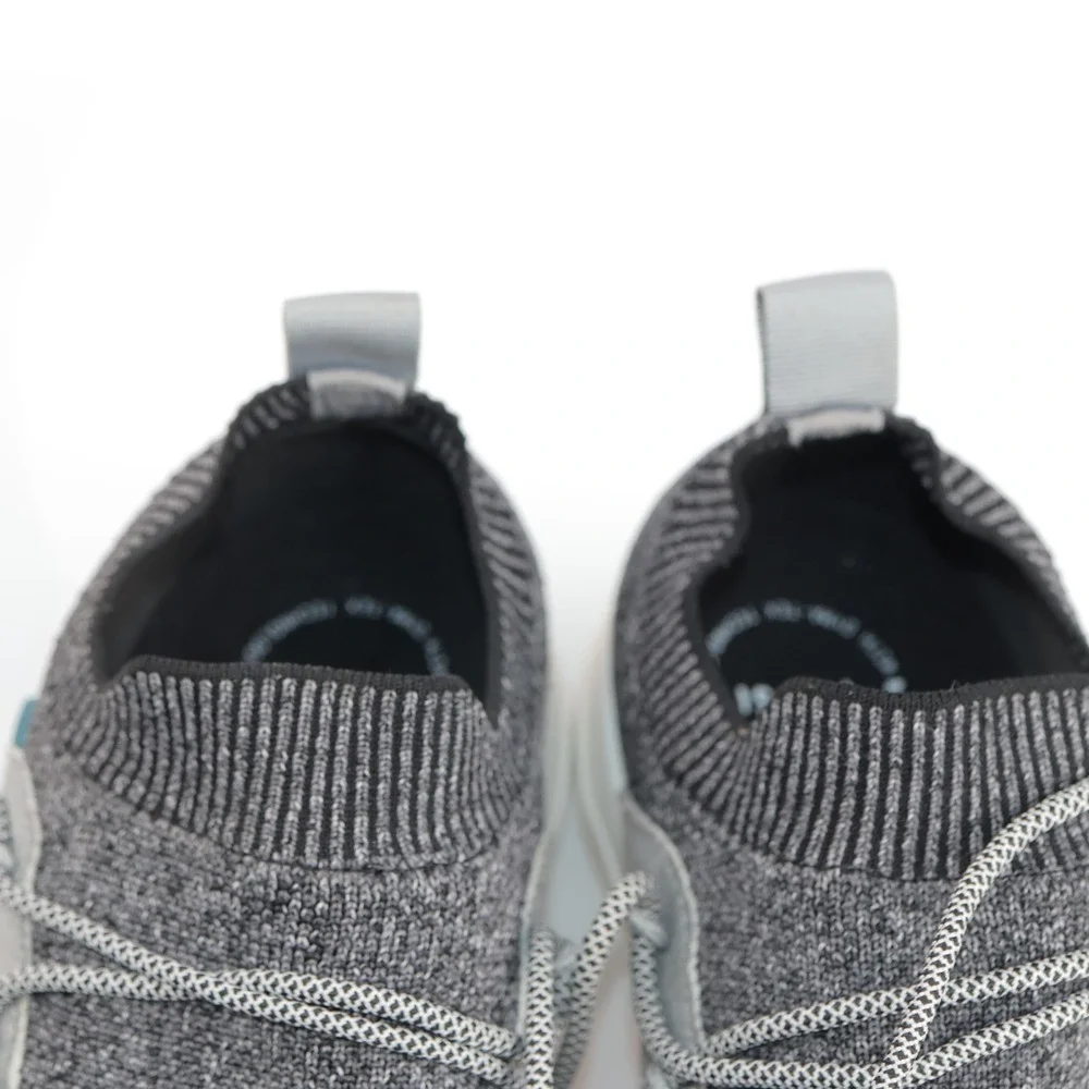 Vessi Womens Cityscape Classic Sneaker Size 7 Waterproof Gray Lace Up Knit Shoes